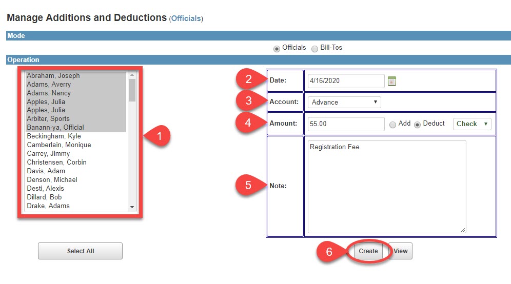 How do I Create, View, Edit, and Delete Additions and Deductions ...